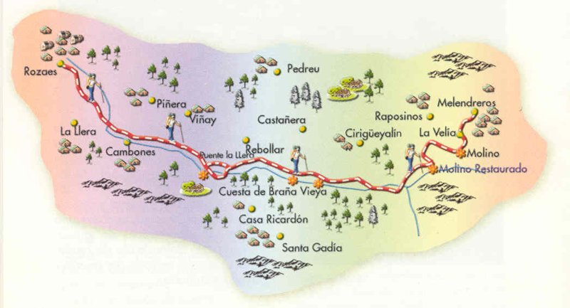 Plano Ruta Los Molinos