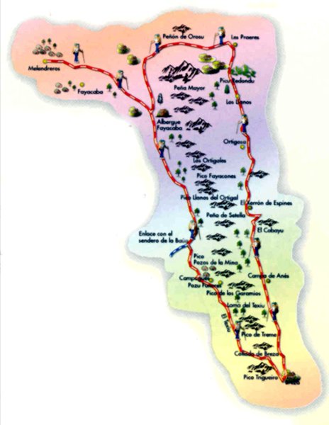 Plano Ruta Peñamayor - Trigueiro